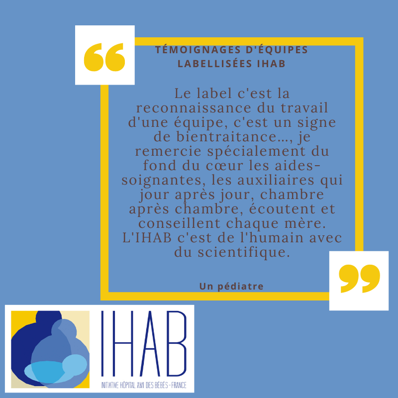 témoignages d'équipes labellisées IHAB